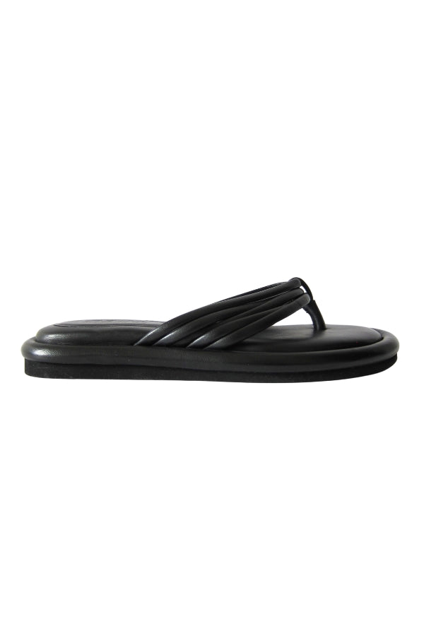 harper black thong sandal