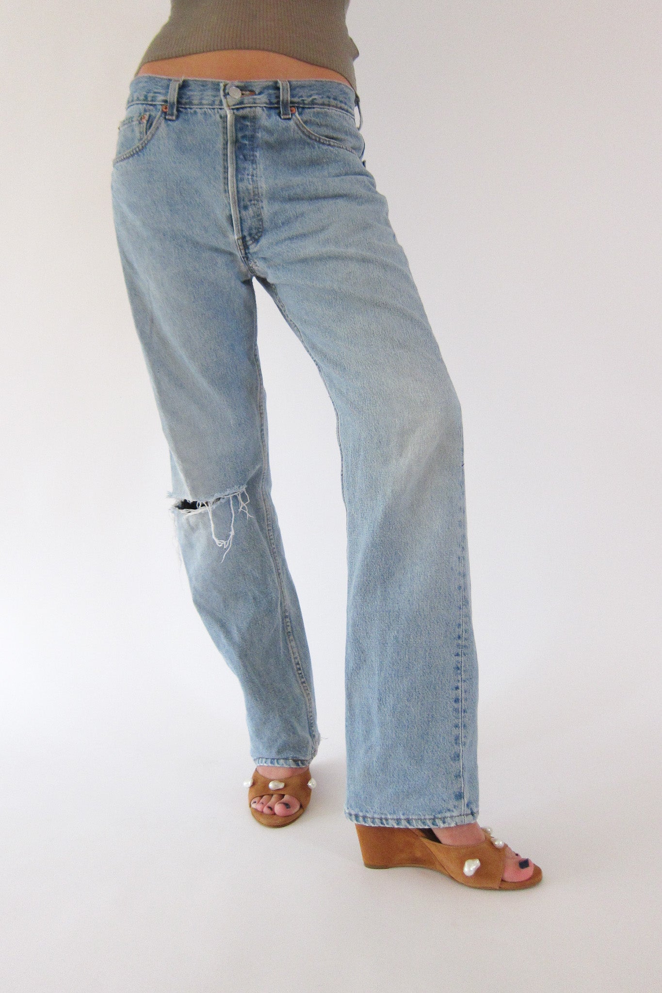 kourtney sand brown wedge