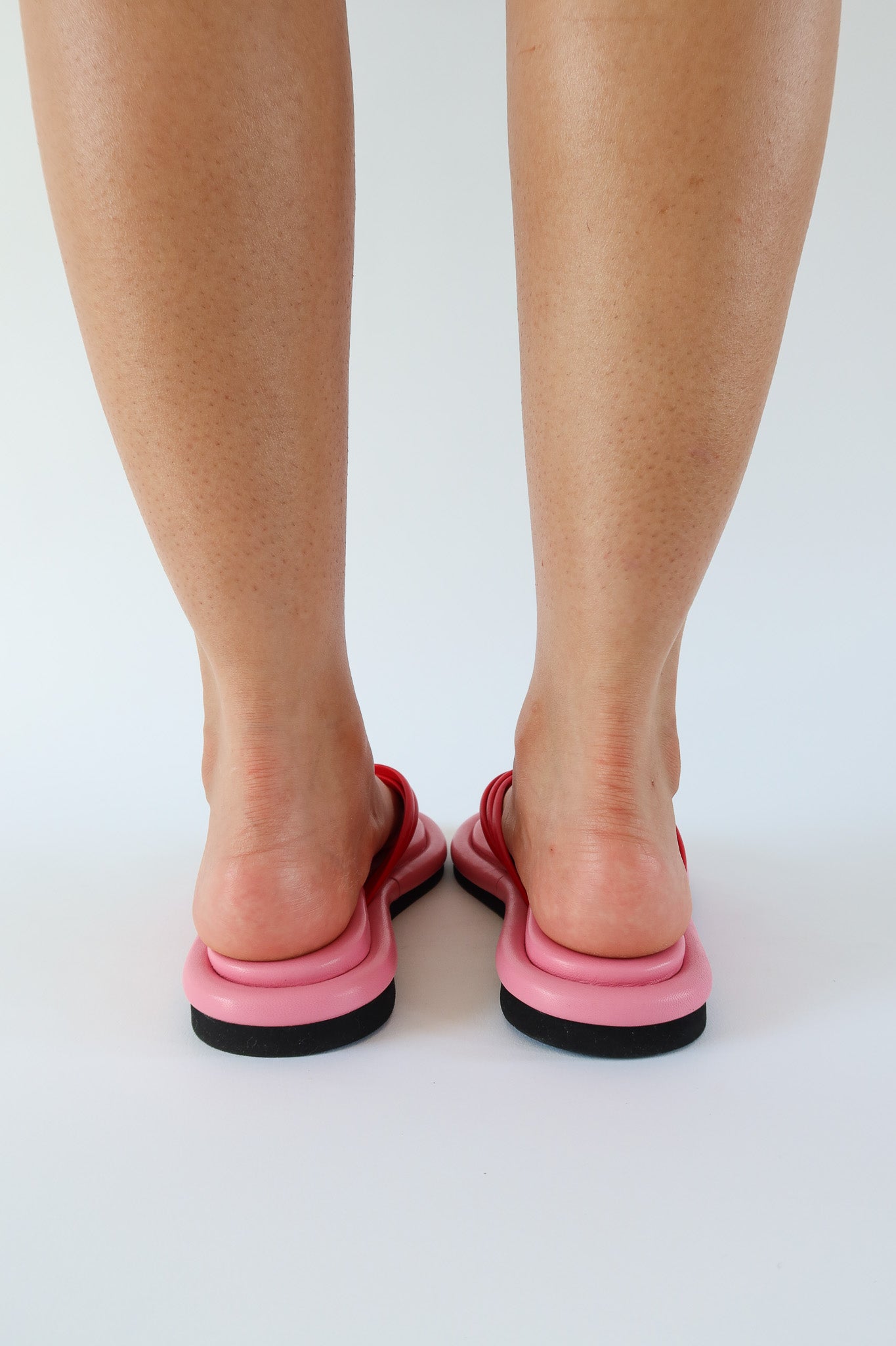 harper pink cherry thong sandal