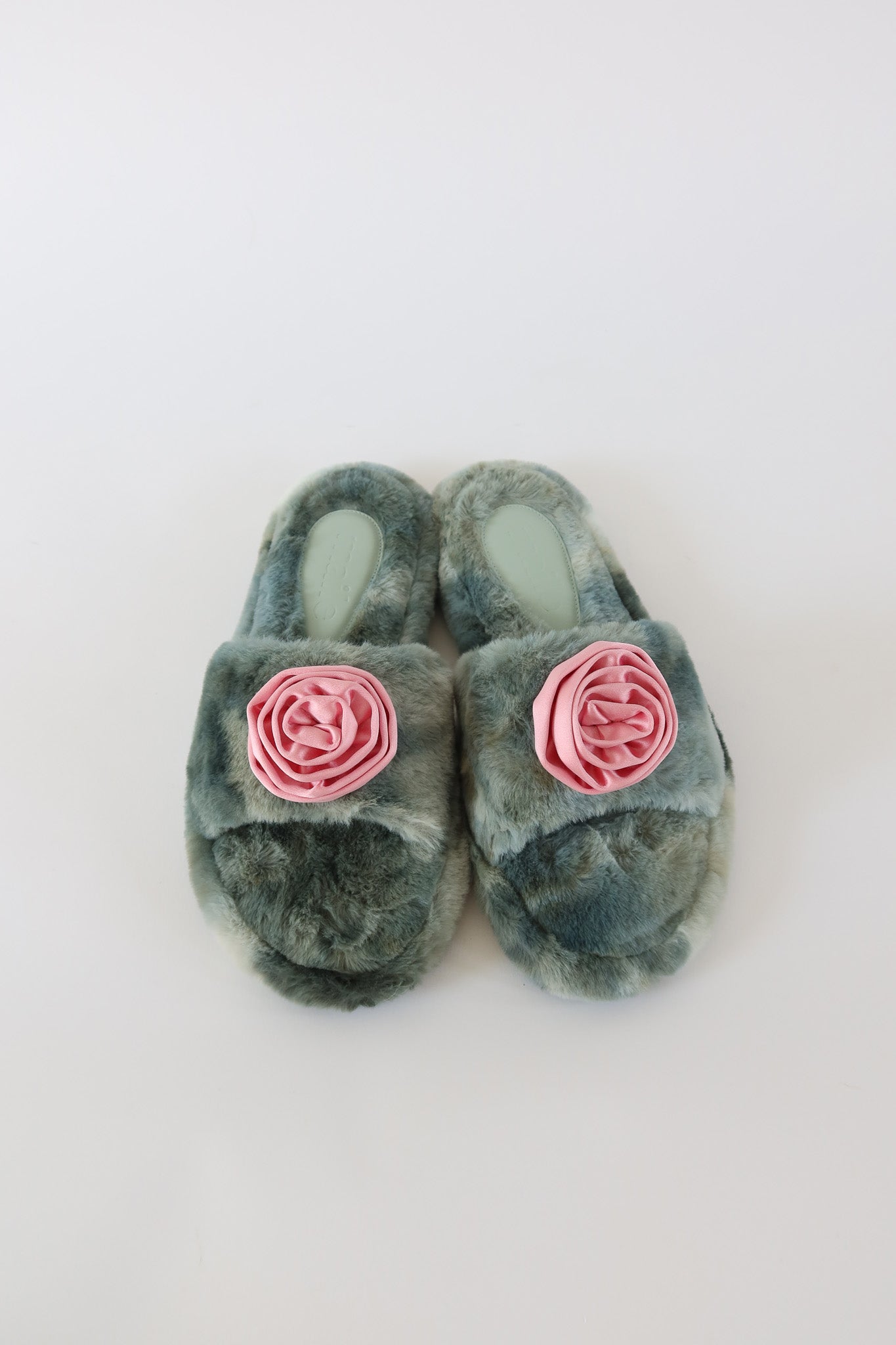 perry faux fur slipper
