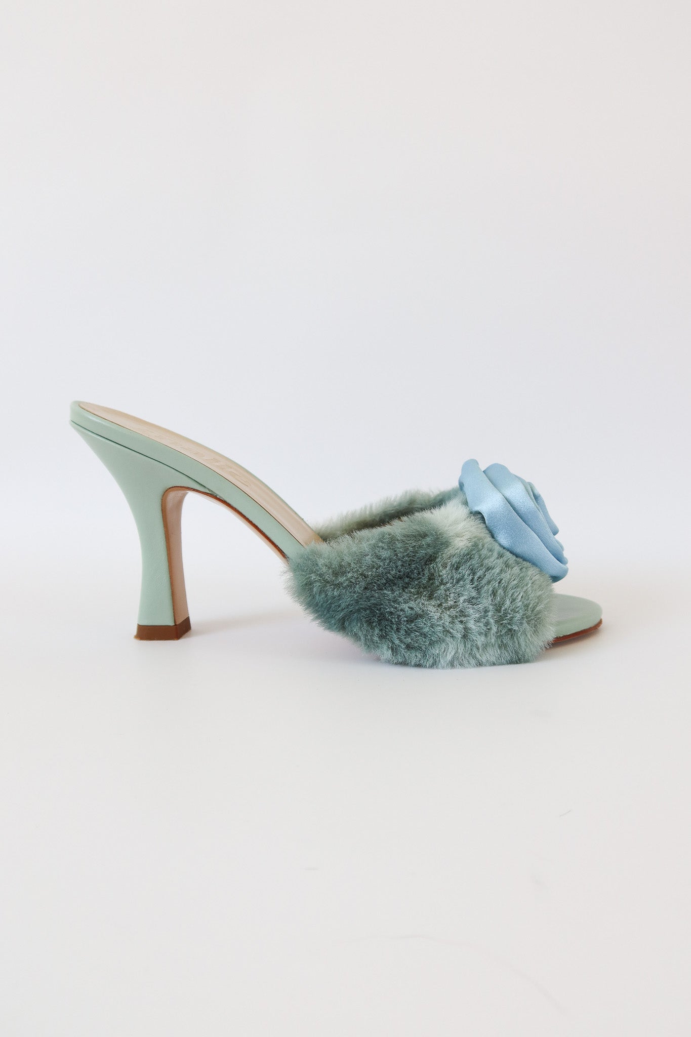 birdie rosette heeled sandal