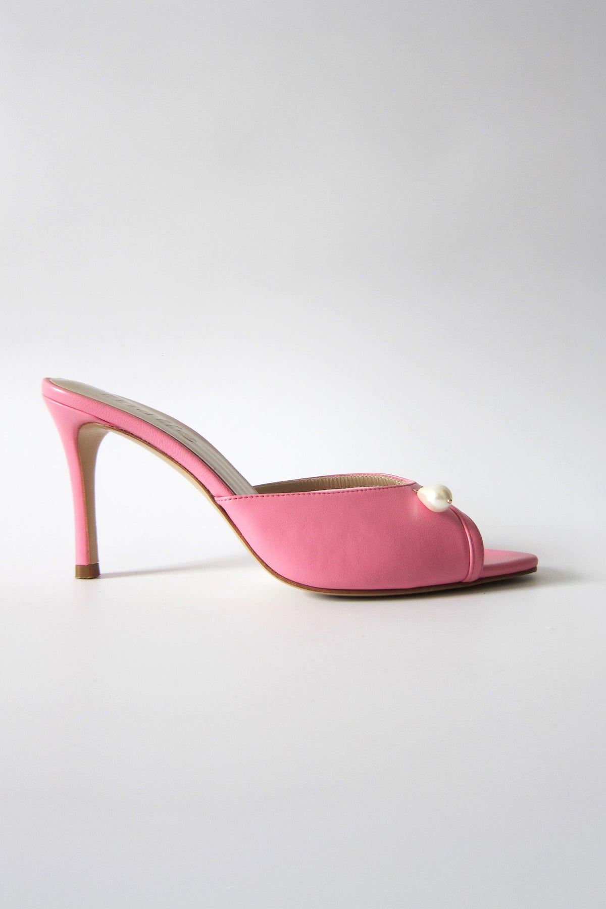 milly pink heeled sandal