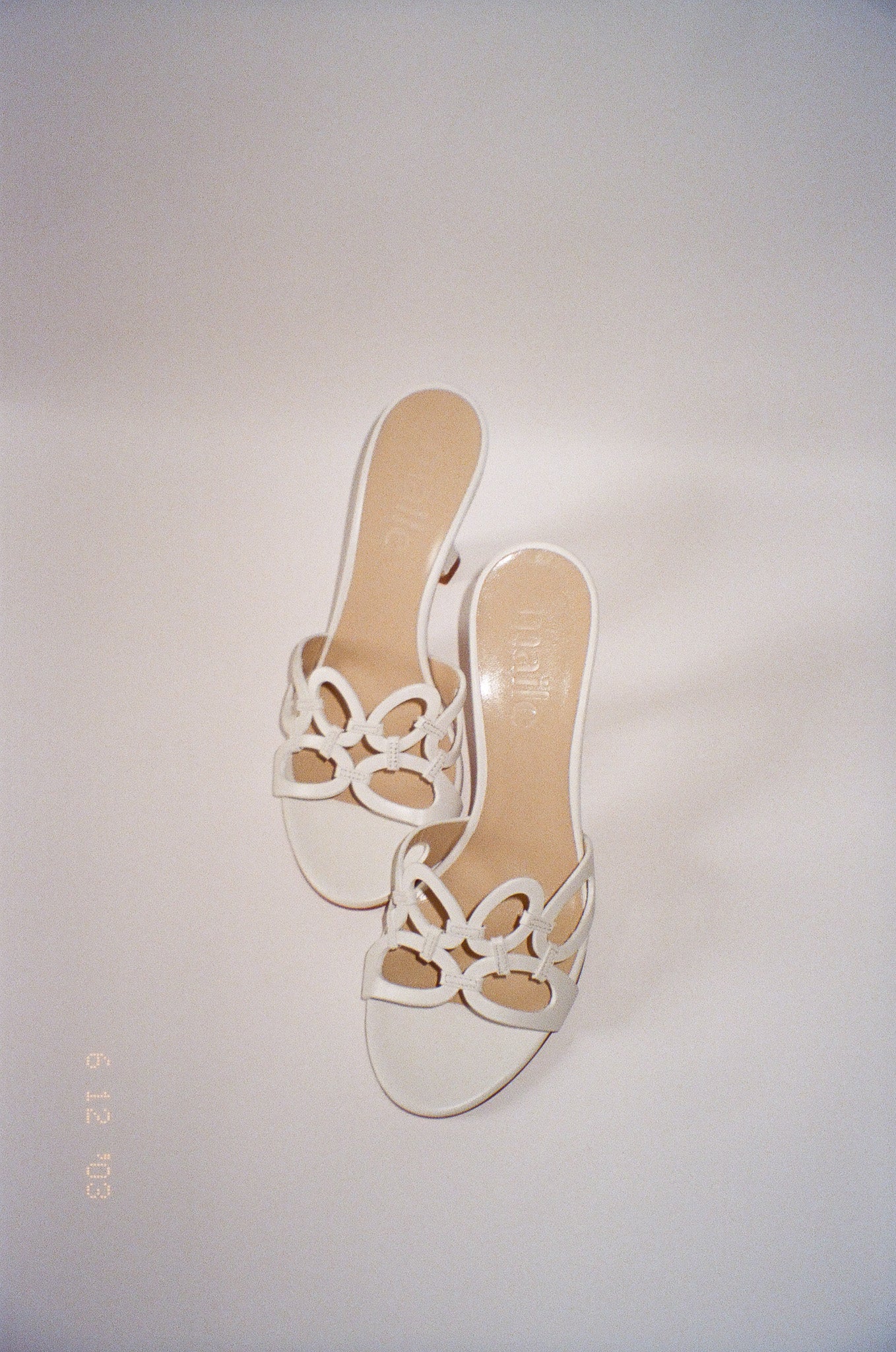kiyo white heeled sandal