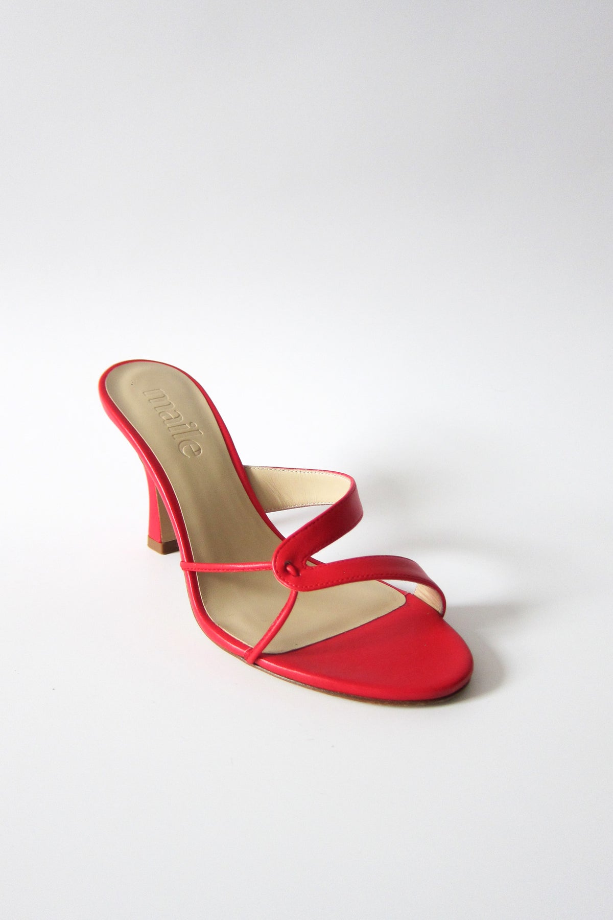 kitty red heeled sandal