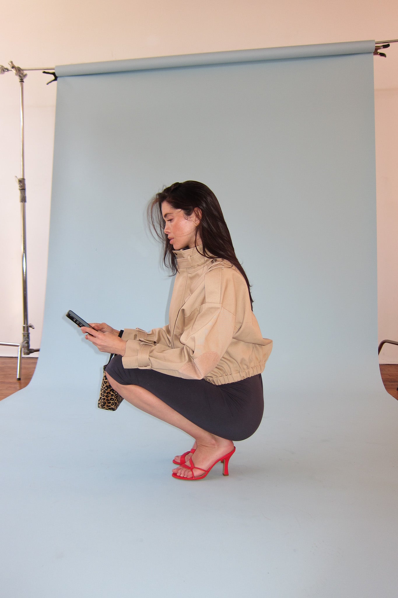 kitty red heeled sandal